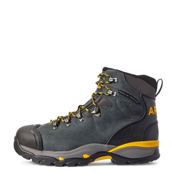 Ariat Endeavor 6" Waterproof Carbon Toe Work Boot Temno | EvIMUA0e