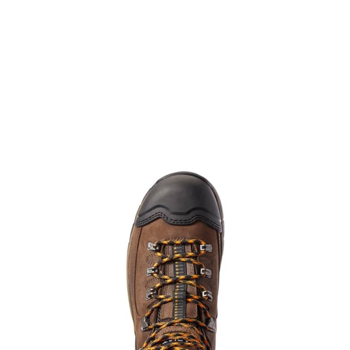 Ariat Endeavor 6" Waterproof Work Boot Čokolade Rjave | gppWNSHt