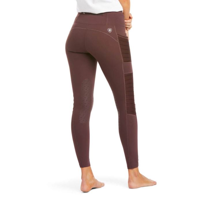 Ariat Eos Moto Knee Patch Tight Cocoa | esA173El