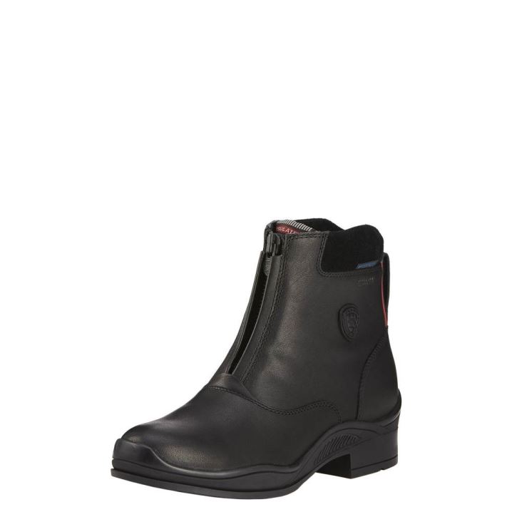 Ariat Extreme Zip Paddock Waterproof Insulated Paddock Boot Črne | 9l5CuaIA