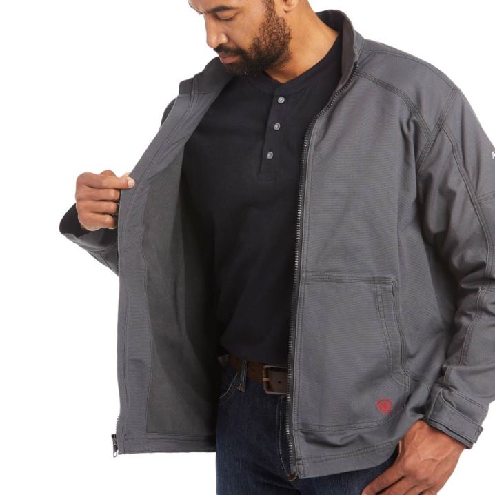 Ariat FR DuraLight Stretch Canvas Field Jacket Sive | afX6l0X8