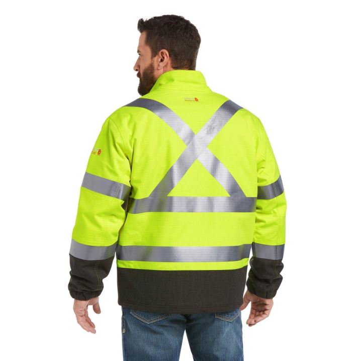 Ariat FR Hi-Vis Waterproof Insulated Jacket Rumene | pUU9Pqr2