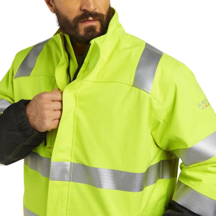 Ariat FR Hi-Vis Waterproof Insulated Jacket Rumene | pUU9Pqr2