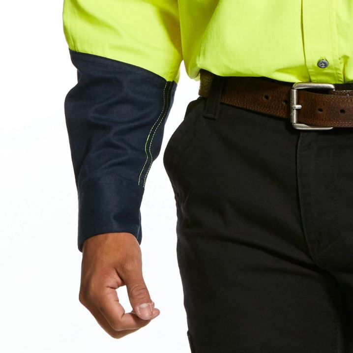 Ariat FR Hi-Vis Work Shirt Rumene | NifYXROe