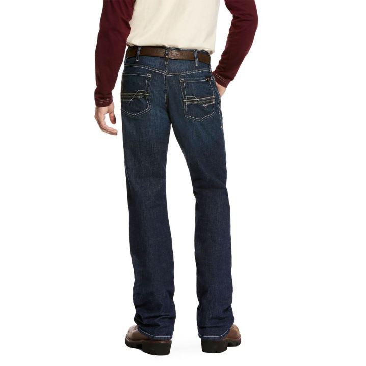 Ariat FR M4 Relaxed DuraStretch Lineup Stackable Straight Leg Jean Platina | x4XRH6mO