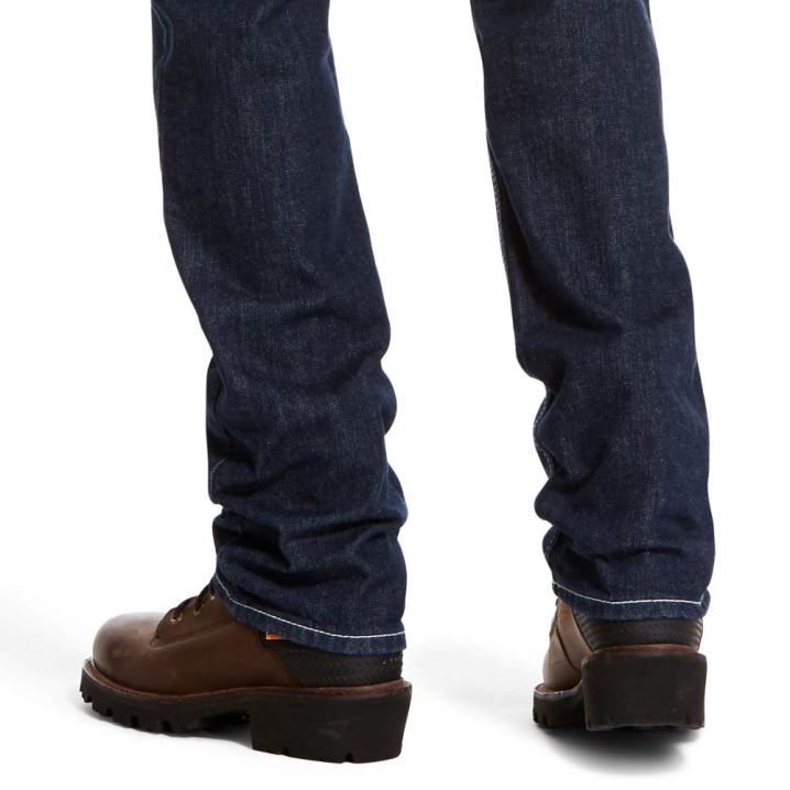 Ariat FR M4 Relaxed DuraStretch Lineup Stackable Straight Leg Jean Platina | x4XRH6mO