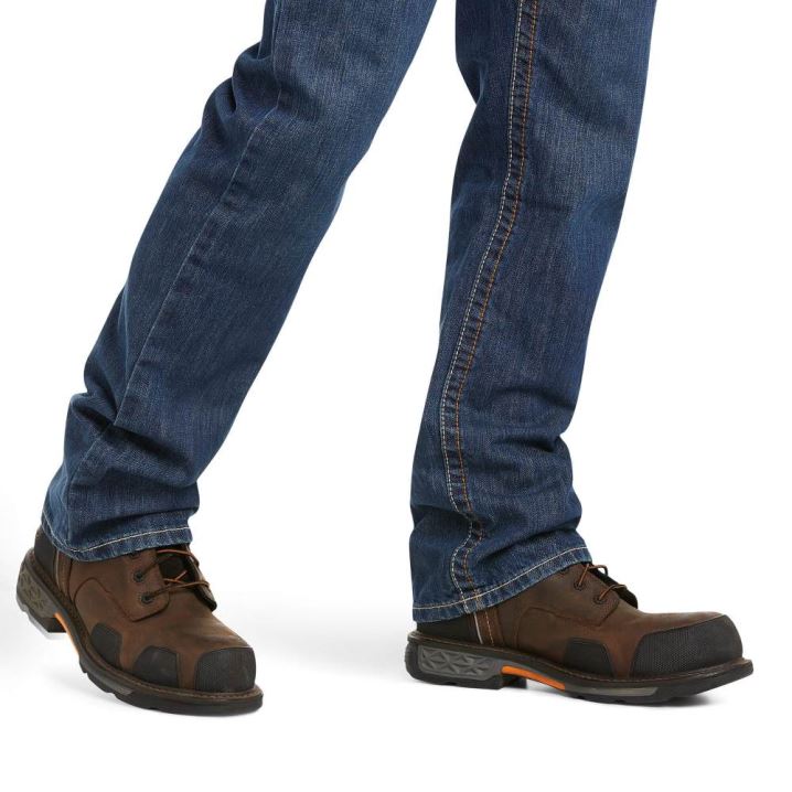 Ariat FR M5 Straight Basic Stackable Straight Leg Jean Clay | QMFhGfDR