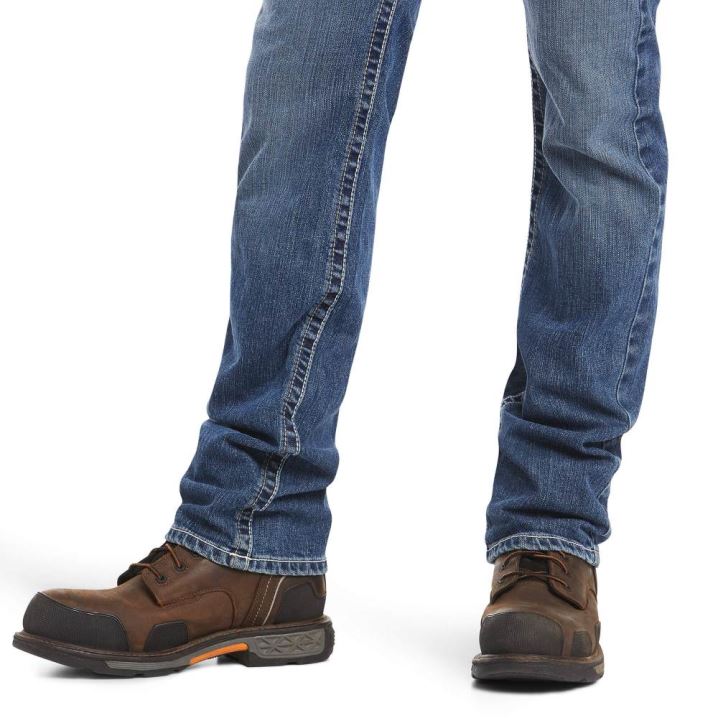 Ariat FR M7 Slim DuraStretch Adkins Stackable Straight Leg Jean Slate | WqPJlvIr