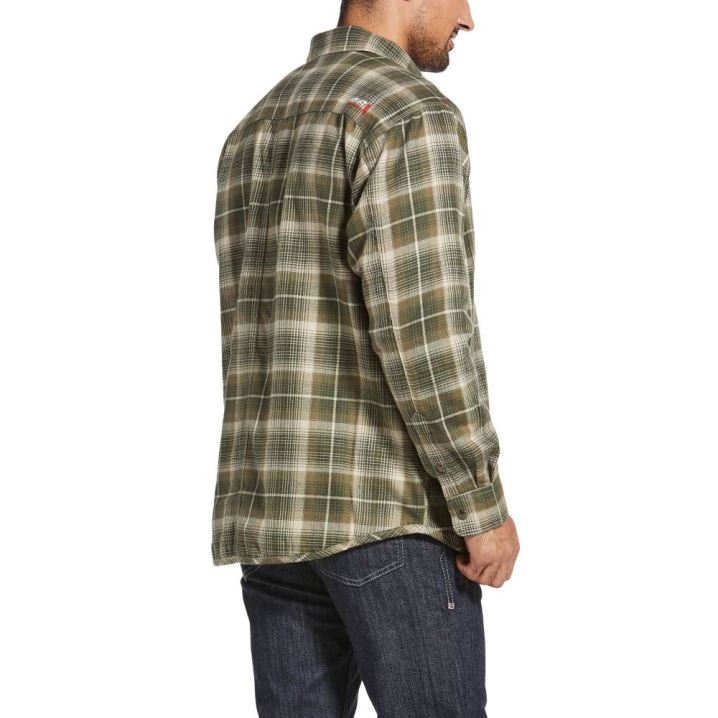 Ariat FR Monument Shirt Jacket Bele | qYz8Dlg7