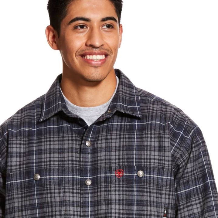 Ariat FR Monument Shirt Jacket Sive | lFJCpXix