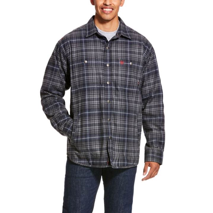 Ariat FR Monument Shirt Jacket Sive | lFJCpXix