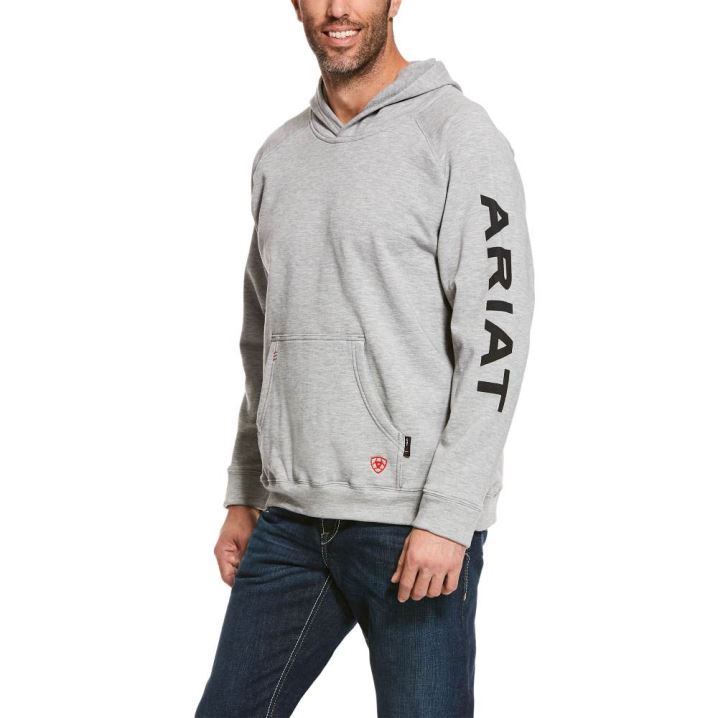 Ariat FR Primo Fleece Logo Hoodie Sive | iQcqvRUa