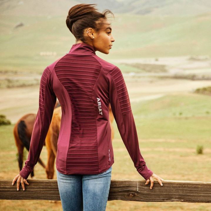 Ariat Facet Baselayer Windsor Wine | njfBLtfF