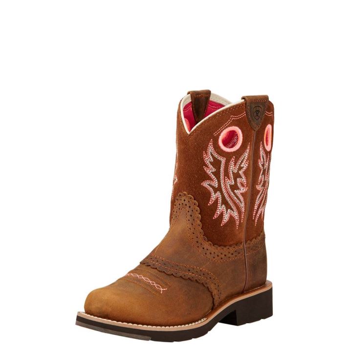 Ariat Fatbaby Cowgirl Western Boot Rjave | rbjZIM2U