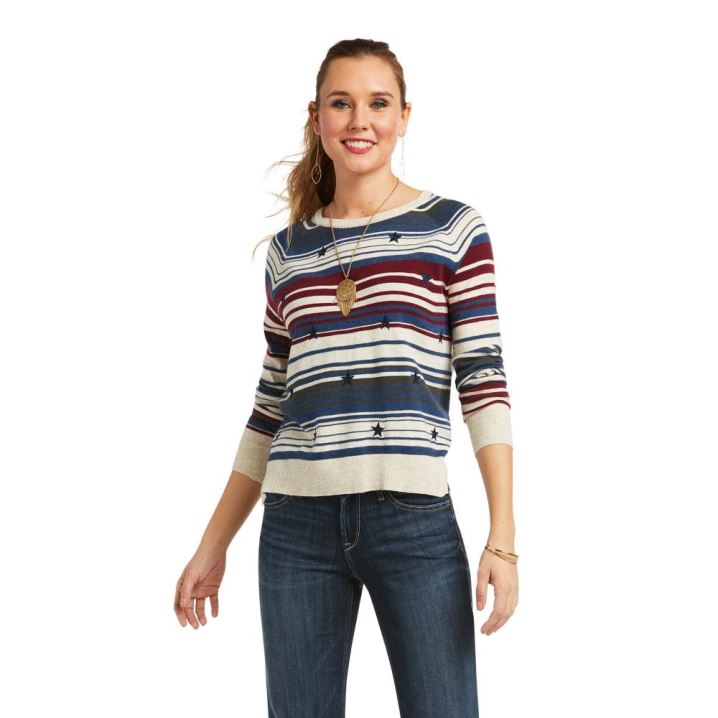 Ariat Fonda Sweater Večbarvni | 51yCN1SM