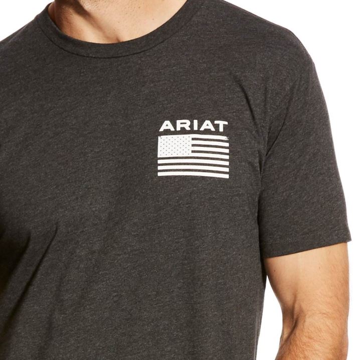 Ariat Freedom T-Shirt Sive | R9kZdX9h