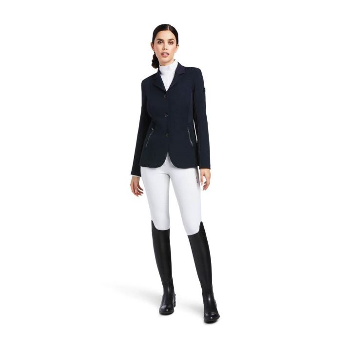 Ariat Galatea Bellatrix Show Coat Temno Modre | Pon7nt20