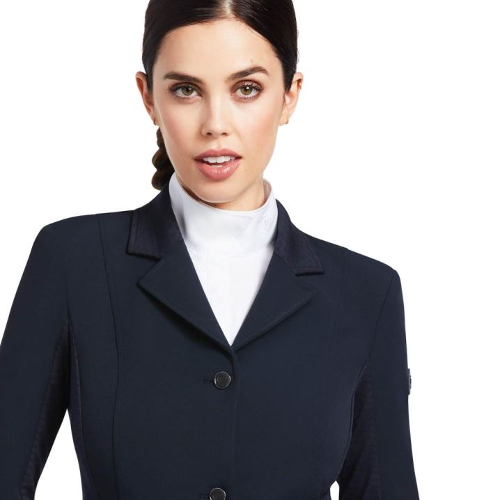 Ariat Galatea Bellatrix Show Coat Temno Modre | Pon7nt20