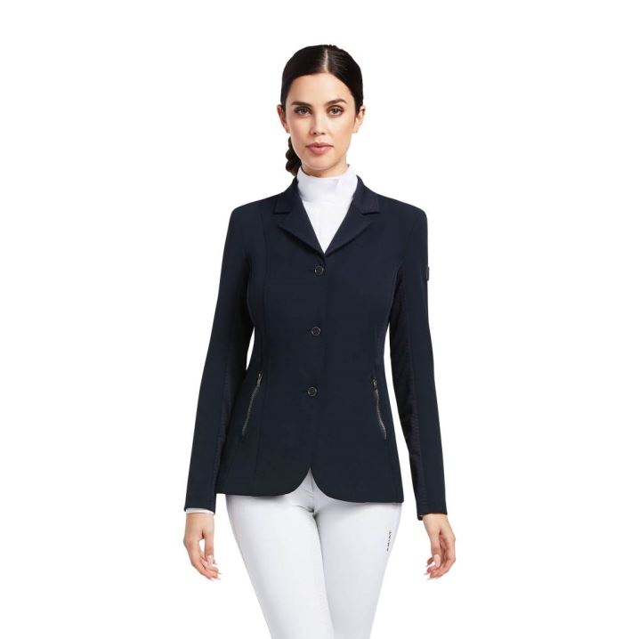 Ariat Galatea Bellatrix Show Coat Temno Modre | Pon7nt20