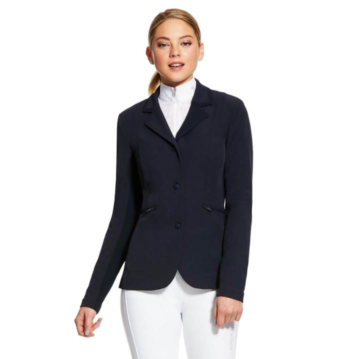 Ariat Galatea Show Coat Temno Modre | yymzkcFJ