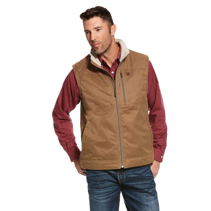 Ariat Grizzly Canvas Vest Cub | UBk7xP50