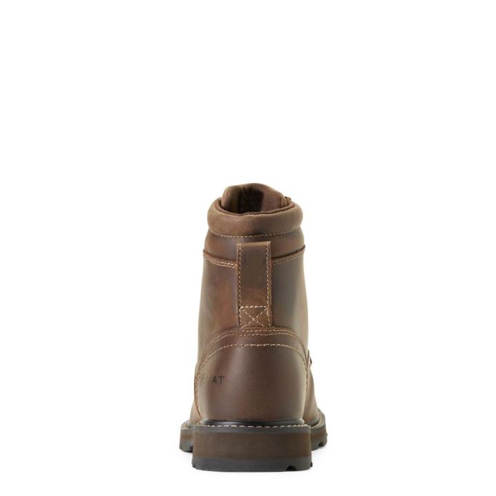 Ariat Groundbreaker 6" Work Boot Rjave | 9WF5Nc0L