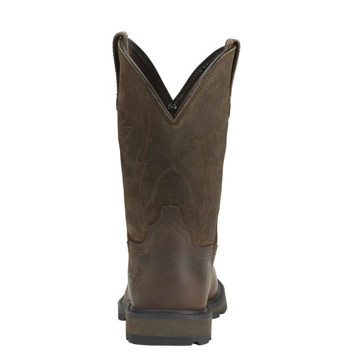 Ariat Groundbreaker Steel Toe Work Boot Rjave | cSGiXNXQ