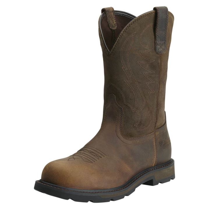 Ariat Groundbreaker Steel Toe Work Boot Rjave | cSGiXNXQ