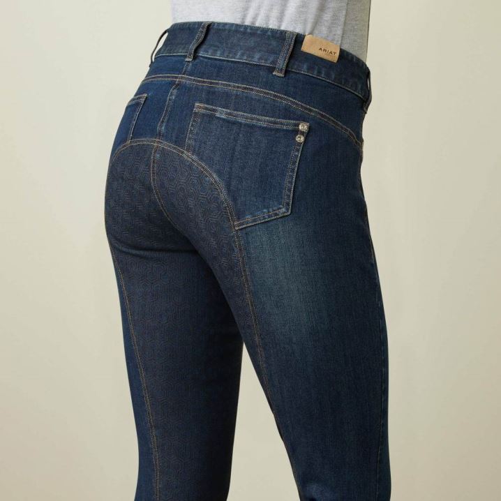 Ariat Halo Denim Full Seat Breech Marine | ZfUwphCT