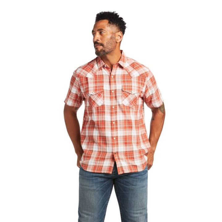 Ariat Harley Retro Fit Shirt Rjave | AsXLBa8k