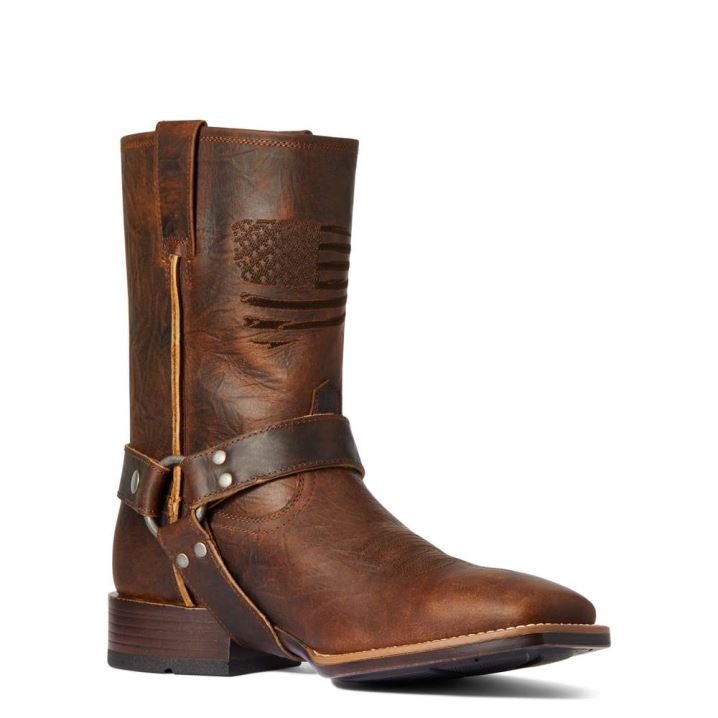 Ariat Harness Patriot Ultra Western Boot Rjave | e4EMkTLC