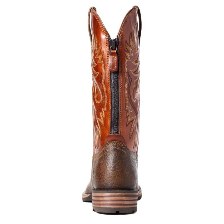 Ariat Hibrid Big Boy Back Zip Western Boot Oranžne | 6a5r0RqO