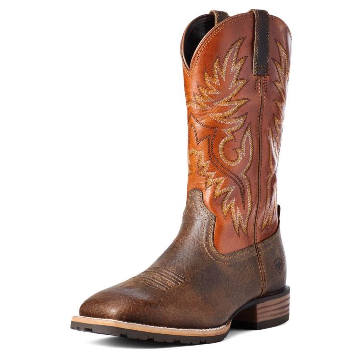 Ariat Hibrid Big Boy Back Zip Western Boot Oranžne | 6a5r0RqO