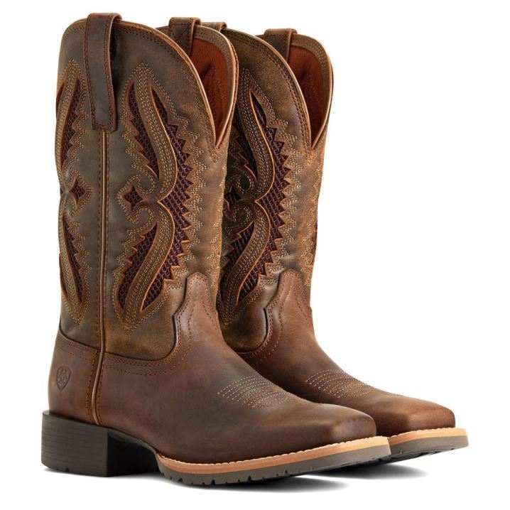 Ariat Hibrid Rancher VentTek 360° Western Boot Rjave | xCasLLeW