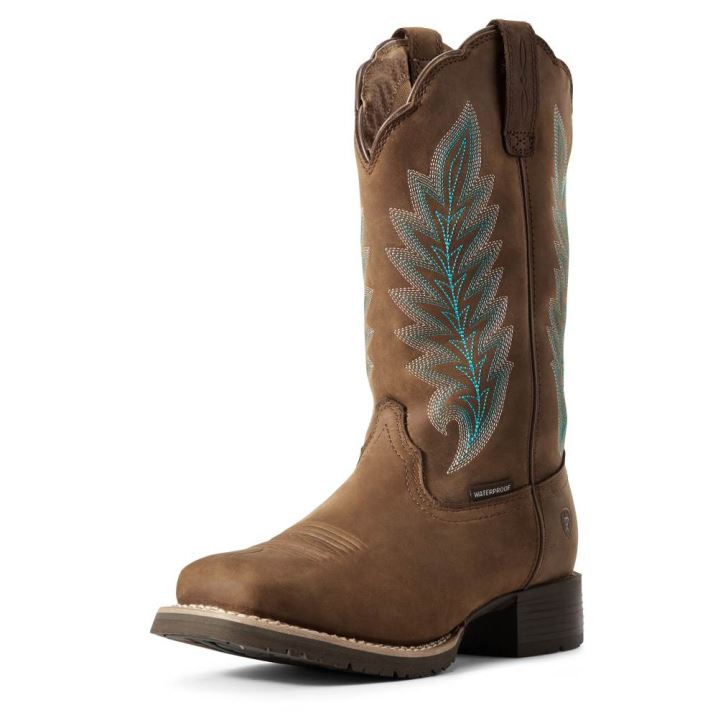 Ariat Hibrid Rancher Waterproof 400g Western Boot Rjave | TiCPEA4c