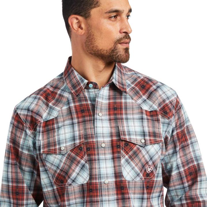 Ariat Hugh Retro Fit Shirt Day Dream | CkGBRhUj