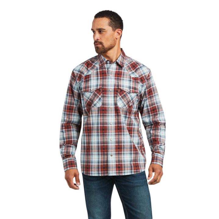 Ariat Hugh Retro Fit Shirt Day Dream | CkGBRhUj