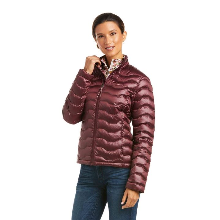 Ariat Ideal 3.0 Down Jacket Iridescent Windsor Wine | d8rfypvB