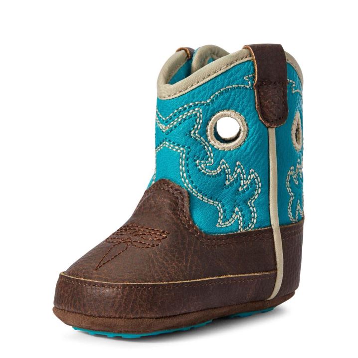 Ariat Infant Lil\' Stompers Boston Boot Turkizna Svetlo Turkizna | llLpuUMS