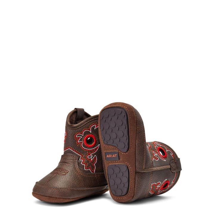 Ariat Infant Lil' Stompers Rough Stock Boot Rjave | TgHqmBnv