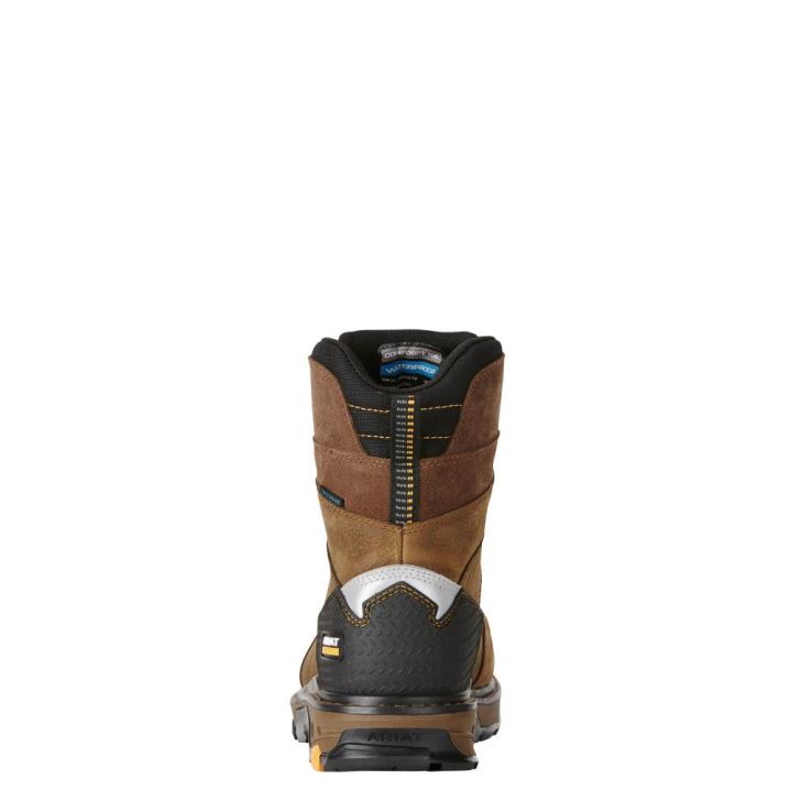 Ariat Intrepid 8" Waterproof Composite Toe Work Boot Rjave | fogme1hF