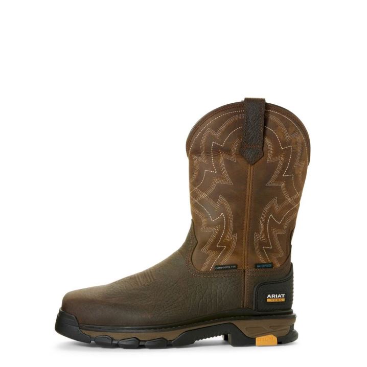 Ariat Intrepid Force Waterproof Composite Toe Work Boot Earth | g0uAvl4J