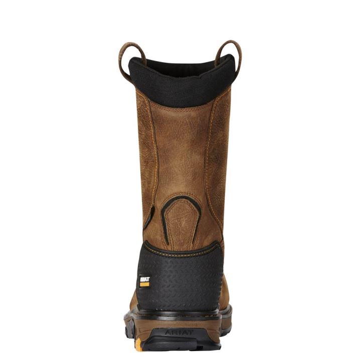 Ariat Intrepid Pull-On Waterproof Composite Toe Work Boot Rjave | E52PEkYU