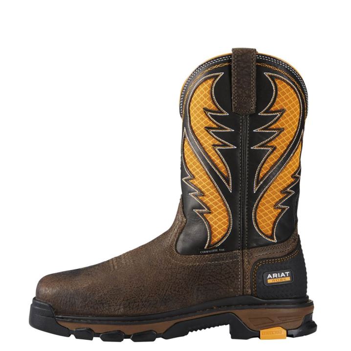 Ariat Intrepid VentTEK Composite Toe Work Boot Rjave | 5kn8ZhVL