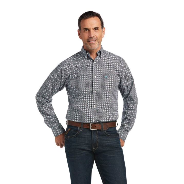 Ariat Issa Stretch Fitted Shirt Obszidián | pdQYrDkN