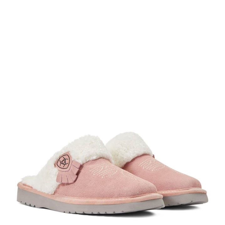 Ariat Jackie Square Toe Slipper Roza | iPQElmRp