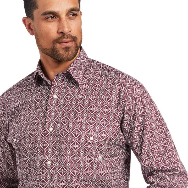 Ariat Jair Classic Fit Shirt Zinfandel | 286Xpxxe