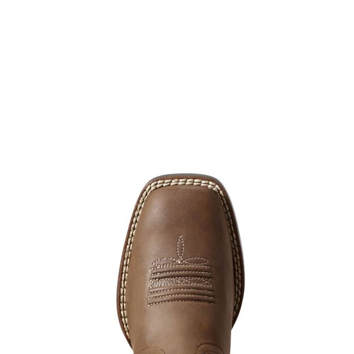 Ariat Jr Champ Western Boot Rjave | aW4AKlJ6