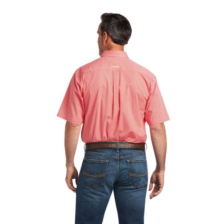 Ariat Keaton Stretch Classic Fit Shirt Poppies | rhMnOzfN