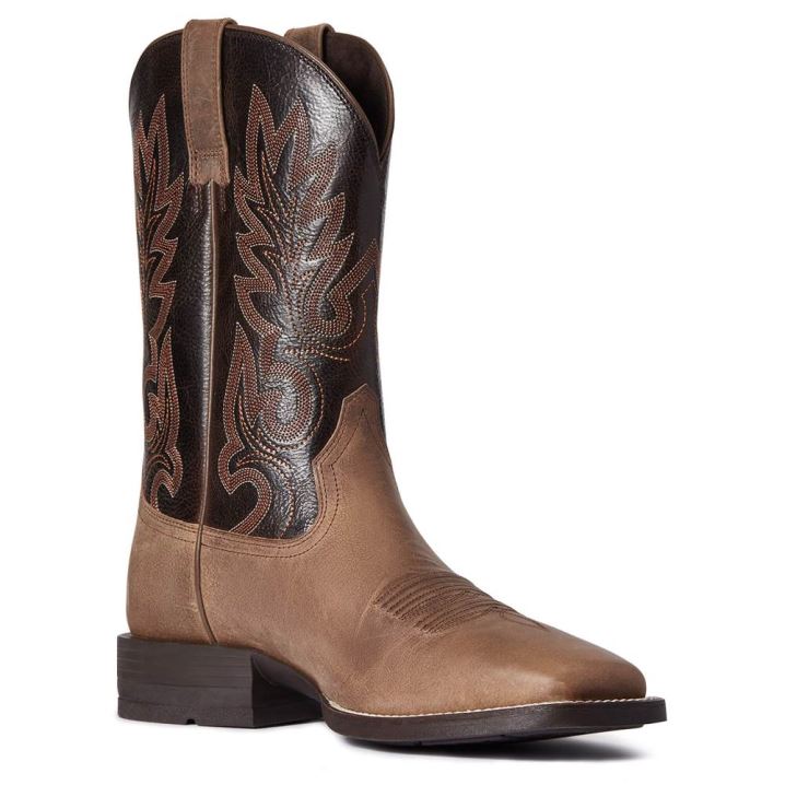 Ariat Layton Western Boot Rjave | R1wEqvEB